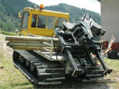 Snow Rabbit 3 equipped with timber - customization 
(Fa. Favero) 

